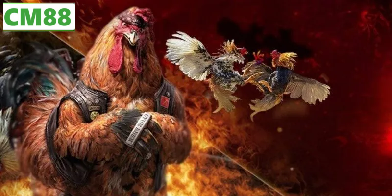 Trận đấu Đá gà C5 gay cấn tại đấu trường trực tuyến